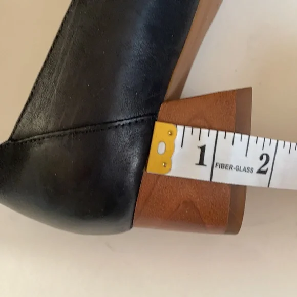 Dansko Black Leather Block Heel Loafers size 38 - Picture 9 of 11